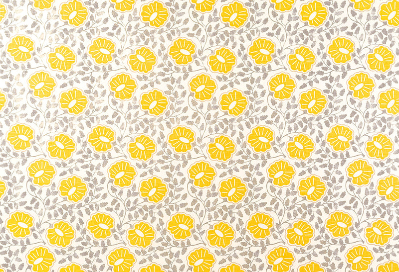 Punch Paisley Lemon fabric by Christopher Farr Cloth