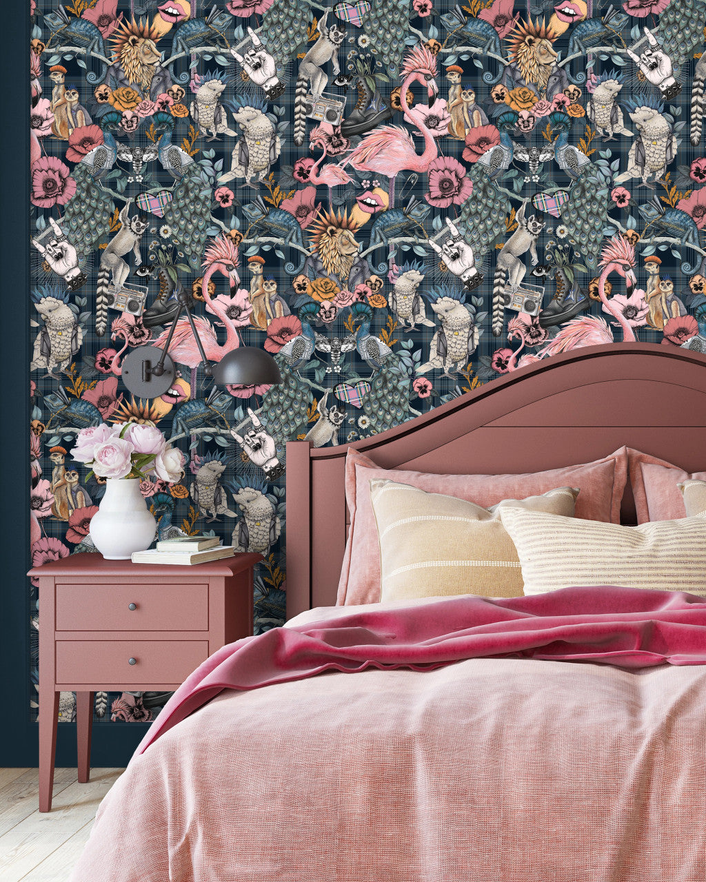 BMWL005/08A Punk Rocks Wild Life Wallpaper by Brand McKenzie