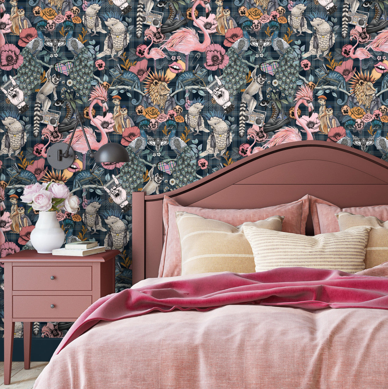 BMWL005/08A Punk Rocks Wild Life Wallpaper by Brand McKenzie