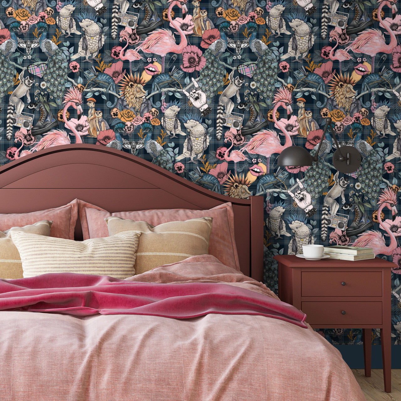 BMWL005/08A Punk Rocks Wild Life Wallpaper by Brand McKenzie