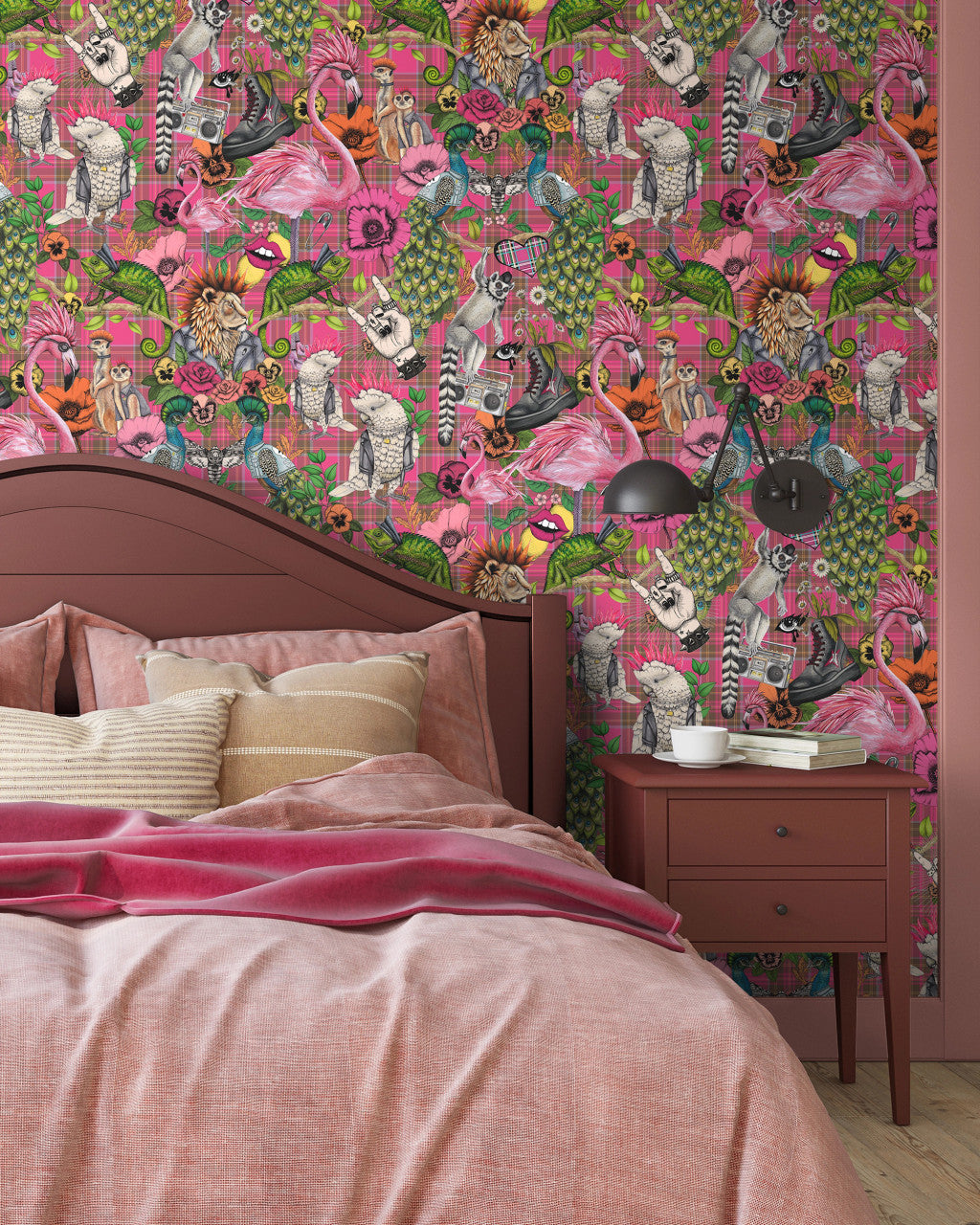 BMWL005/08B Punk Rocks Wild Life Wallpaper by Brand McKenzie