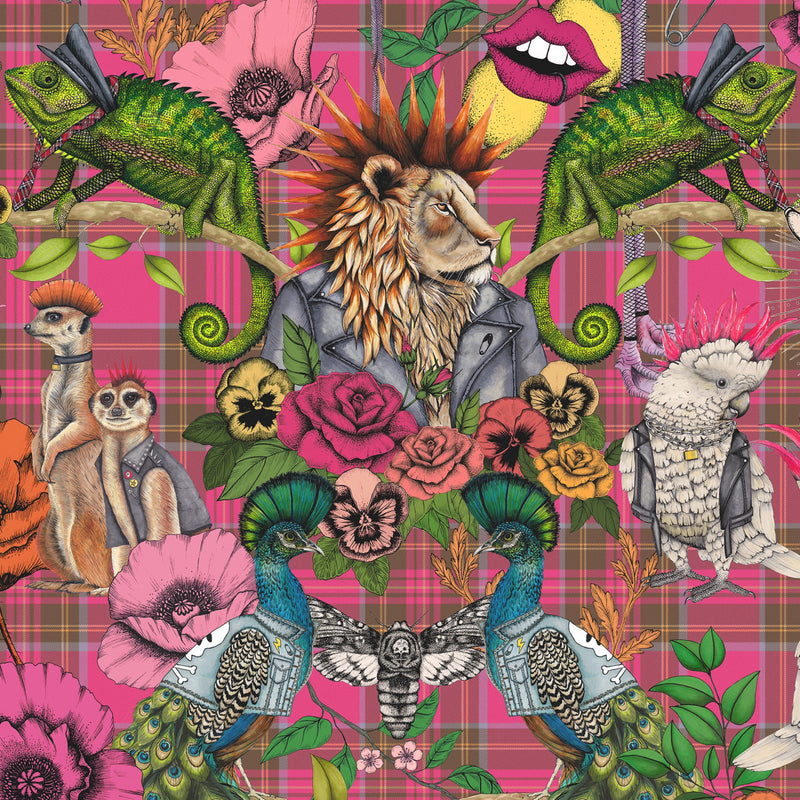 BMWL005/08B Punk Rocks Wild Life Wallpaper by Brand McKenzie