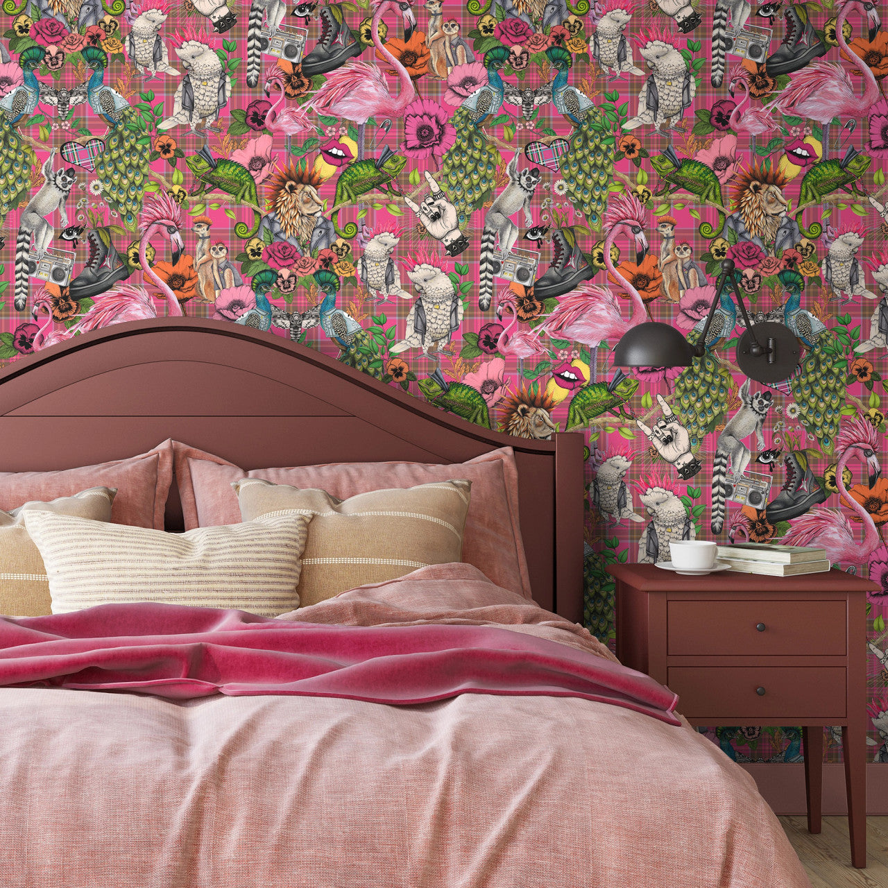 BMWL005/08B Punk Rocks Wild Life Wallpaper by Brand McKenzie