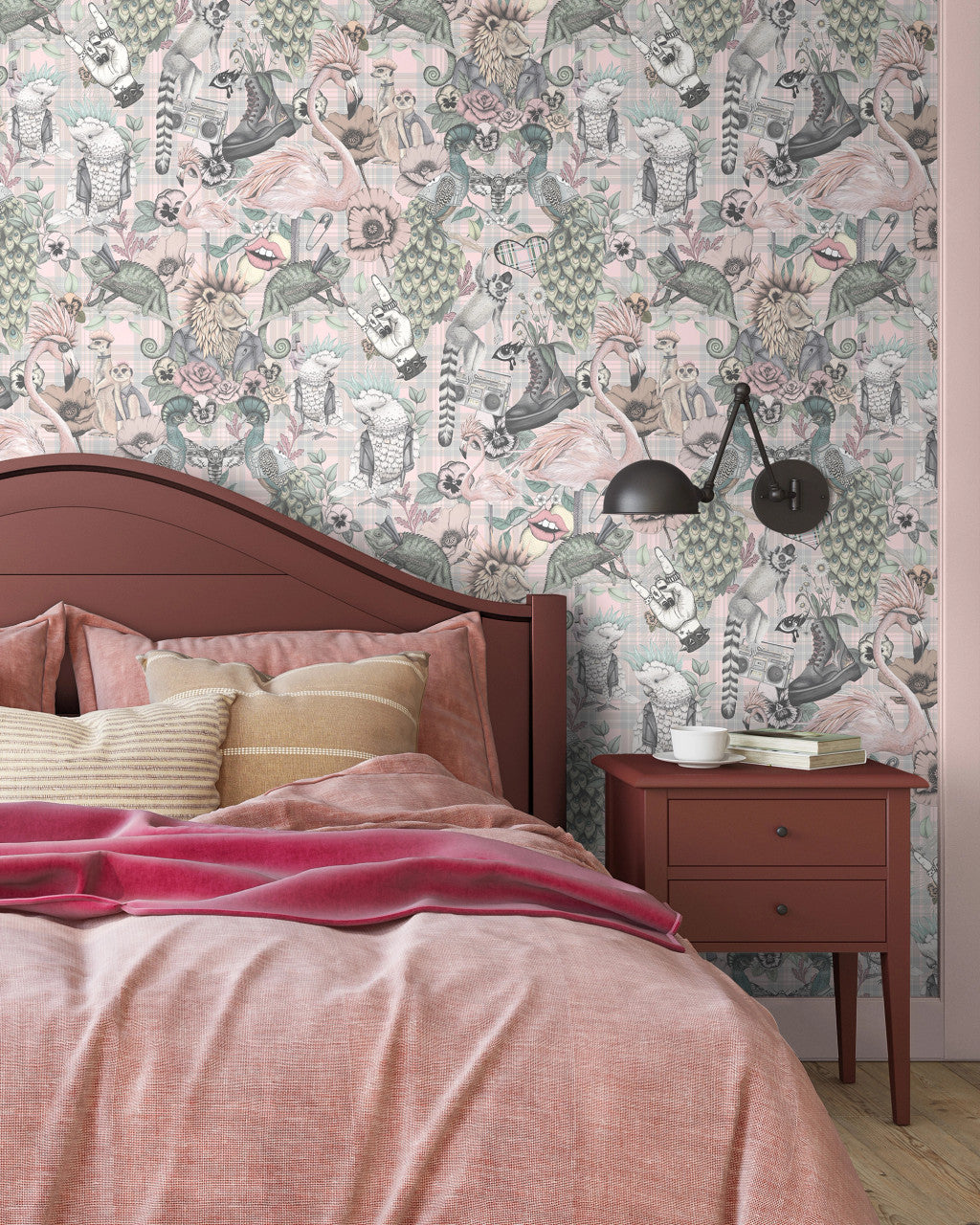 BMWL005/08C Punk Rocks Wild Life Wallpaper by Brand McKenzie