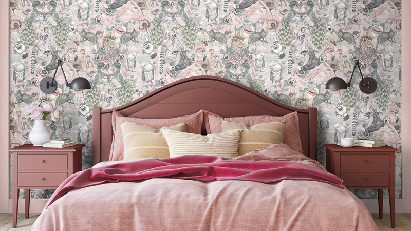 BMWL005/08C Punk Rocks Wild Life Wallpaper by Brand McKenzie