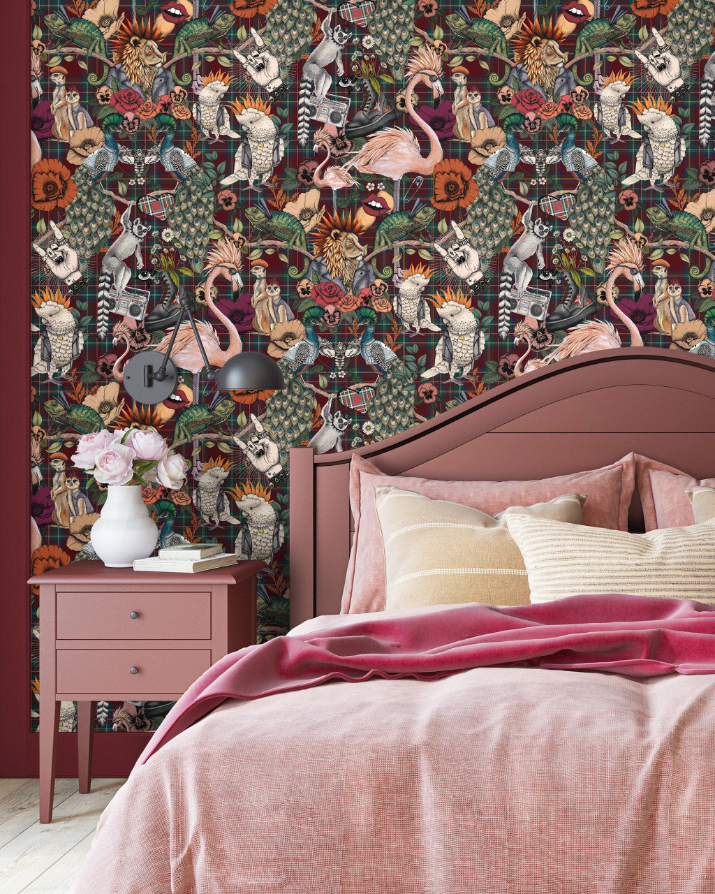 BMWL005/08D Punk Rocks Wild Life Wallpaper by Brand McKenzie