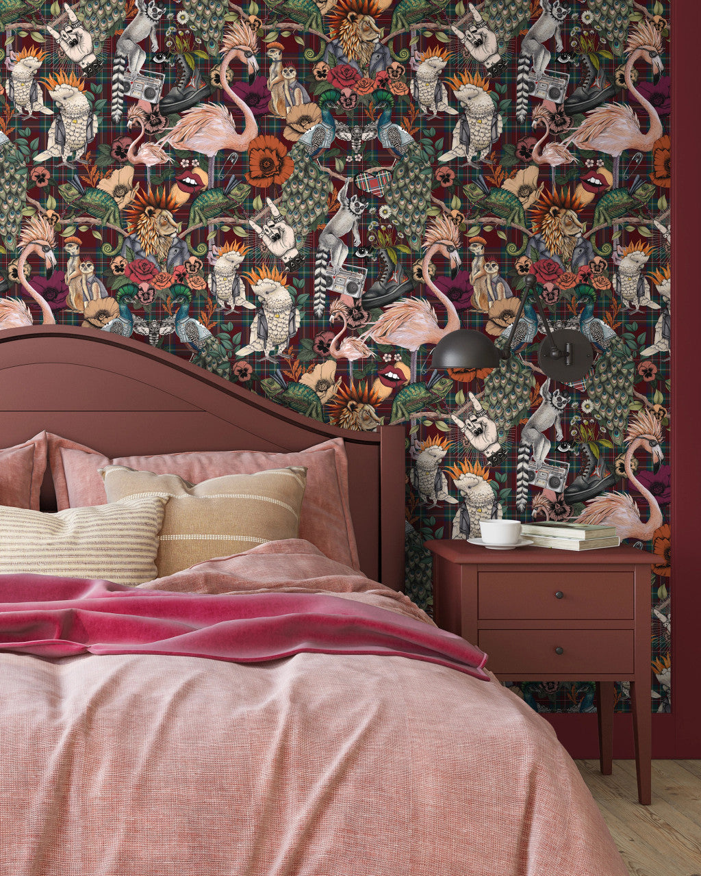 BMWL005/08D Punk Rocks Wild Life Wallpaper by Brand McKenzie