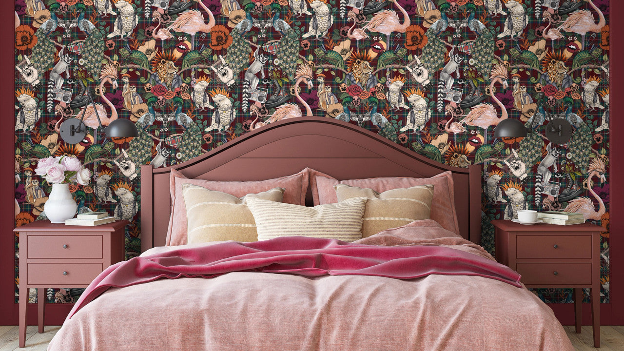 BMWL005/08D Punk Rocks Wild Life Wallpaper by Brand McKenzie