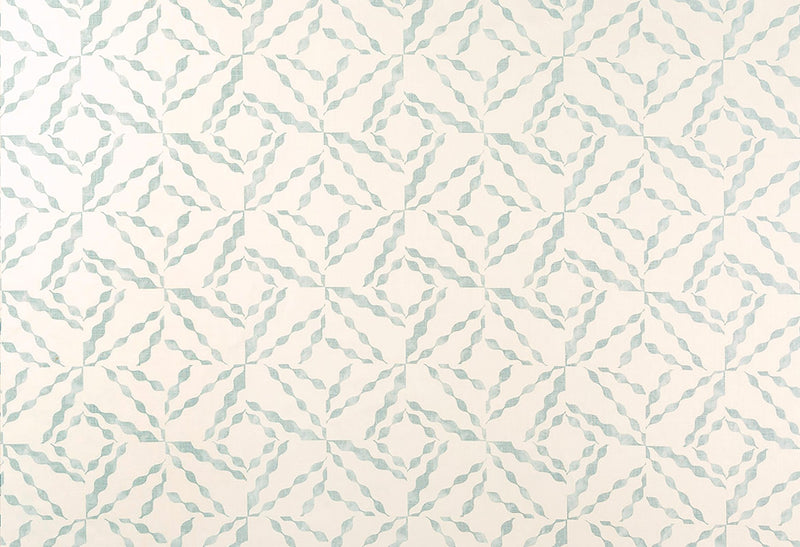 Puzzle Pale Blue fabric by Christopher Farr Cloth