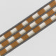Zhari Braid Copper Pinto Trimmings by Romo