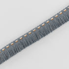 Saffra Fringe Shadow Grey Pinto Trimmings by Romo