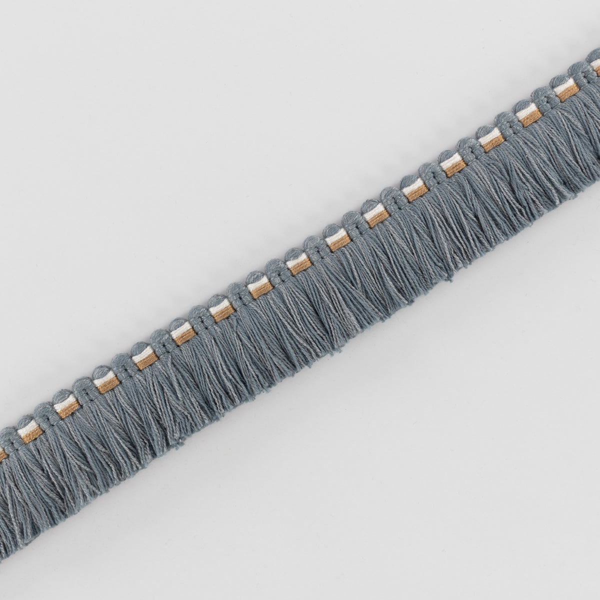 Saffra Fringe Shadow Grey Pinto Trimmings by Romo