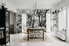 R10121 Branches Panorama Mural by Rebel Walls