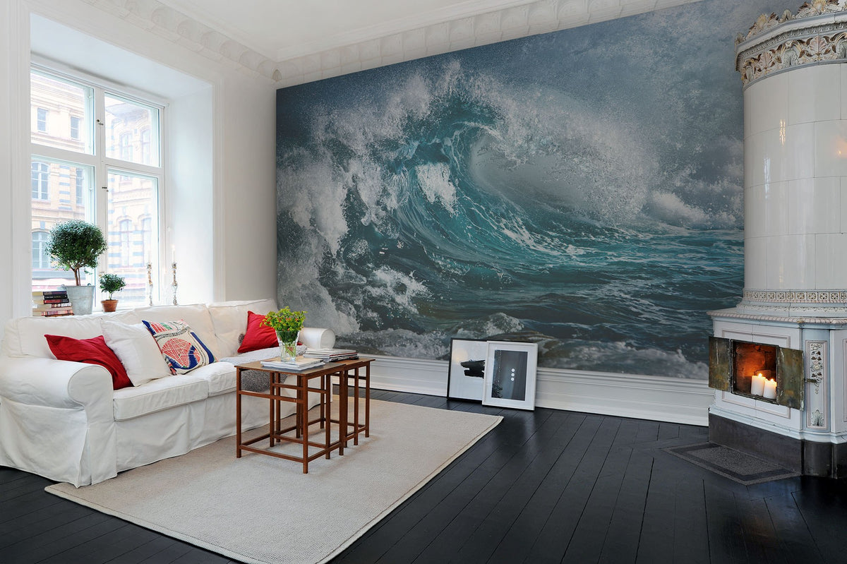 R10131 Wave Panorama Mural by Rebel Walls