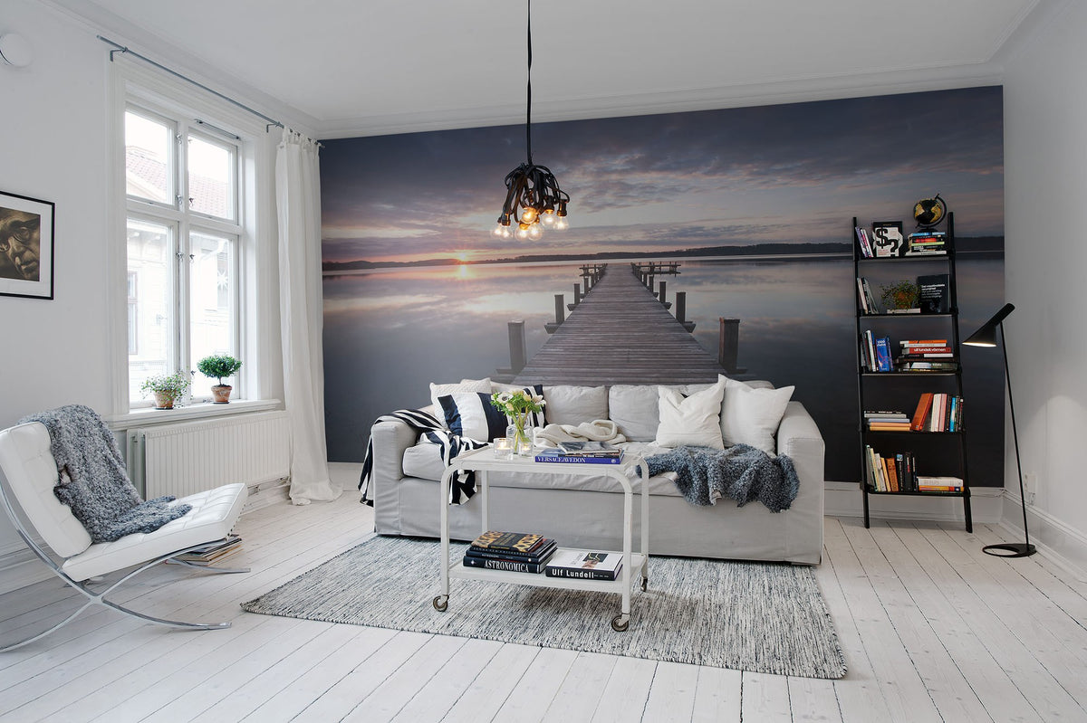 R10161 Pier Panorama Mural by Rebel Walls