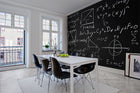 R10311 Black board Panorama Mural by Rebel Walls
