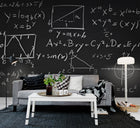 R10311 Black board Panorama Mural by Rebel Walls