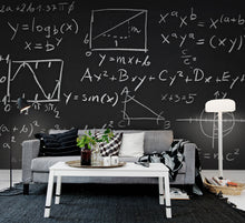 R10311 Black board Panorama Mural by Rebel Walls