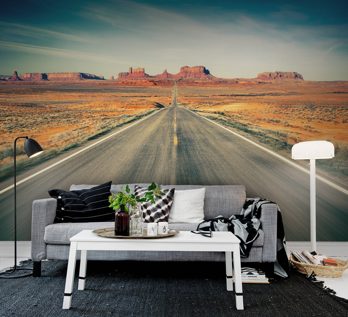 R10421 Highway Panorama Mural by Rebel Walls