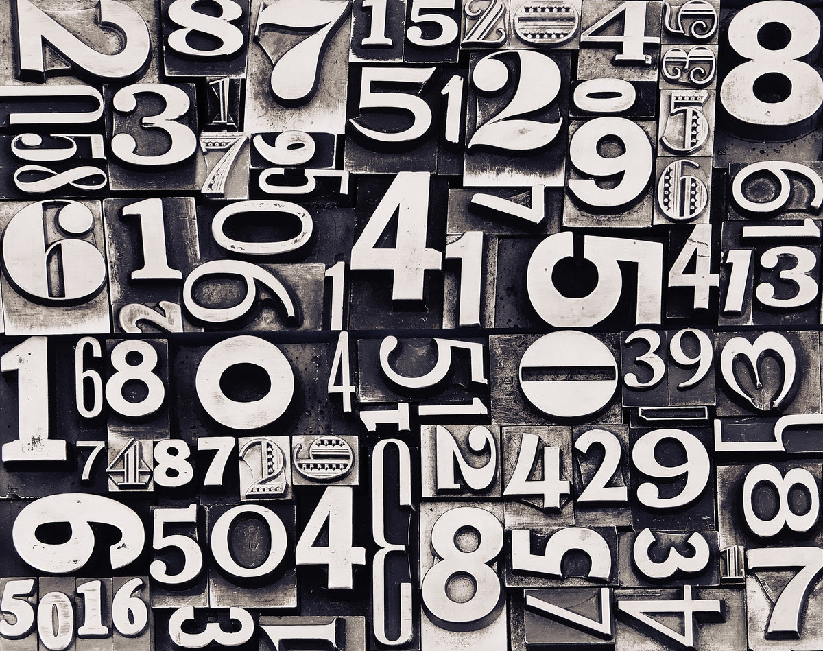 R10531 Sum of Numbers Panorama Mural by Rebel Walls