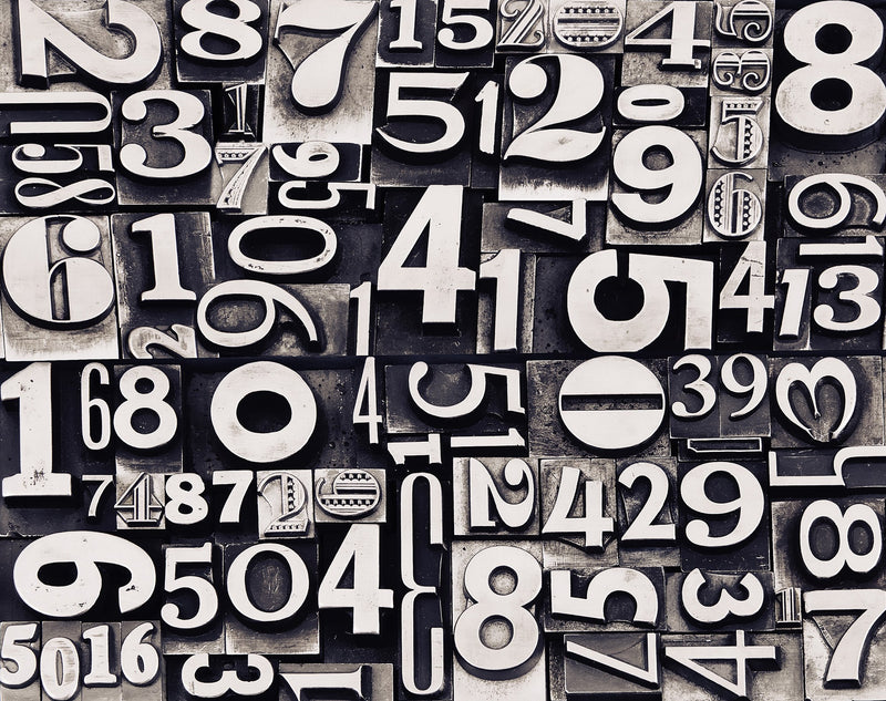 R10531 Sum of Numbers Panorama Mural by Rebel Walls