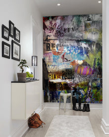 R10571 Street Art Panorama Mural by Rebel Walls