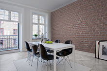 R10961 Brick Wall Red Panorama Mural by Rebel Walls