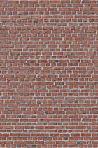 R10961 Brick Wall Red Panorama Mural by Rebel Walls