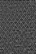 Brick Wall Black Panorama Mural by Rebel Walls