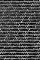 R10962 Brick Wall Black Panorama Mural by Rebel Walls