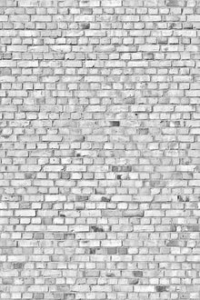 R10963 Brick Wall White Panorama Mural by Rebel Walls