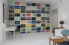 R11042 Mixed Tape Panorama Mural by Rebel Walls