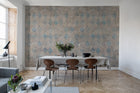 R11411 Patinated Diamonds Panorama Mural by Rebel Walls