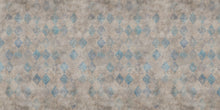 R11411 Patinated Diamonds Panorama Mural by Rebel Walls