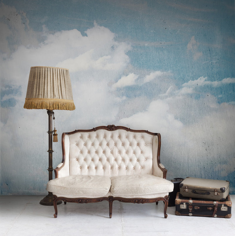 R11451 Cloud Puff Panorama Mural by Rebel Walls