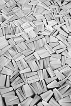 R11513 Books White Panorama Mural by Rebel Walls