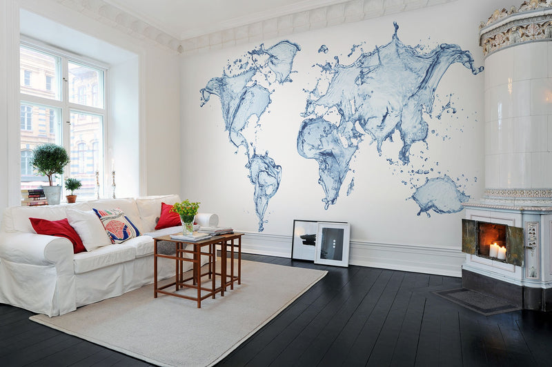 R11721 Water World Panorama Mural by Rebel Walls