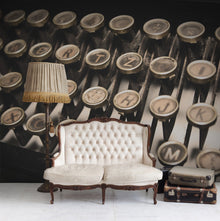 R11851 Typewriter Panorama Mural by Rebel Walls