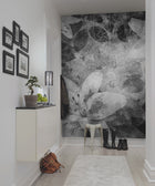 R12062 Garden of Dreams Black & White Panorama Mural by Rebel Walls