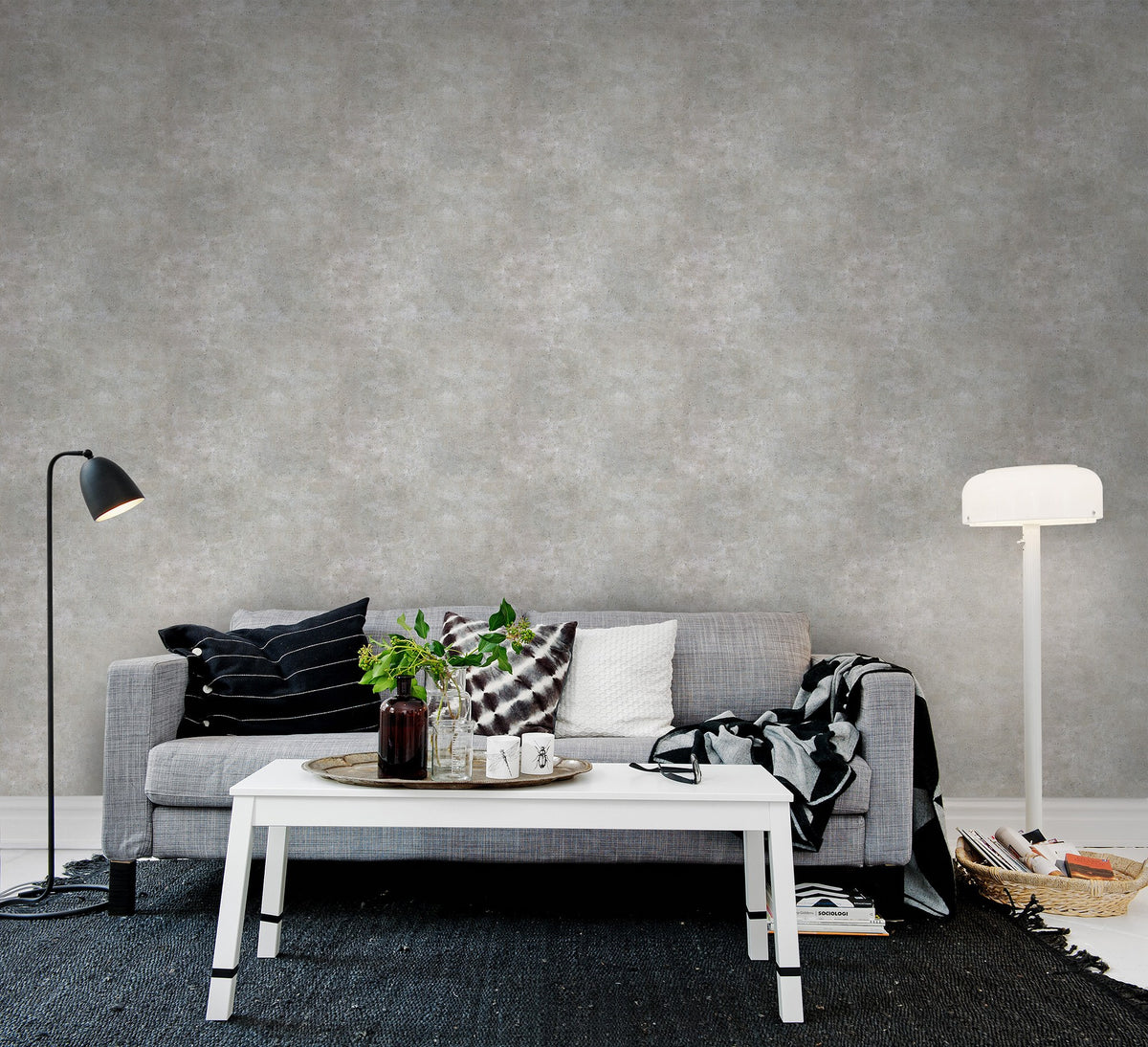 R12071 Plaster Panorama Mural by Rebel Walls