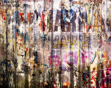R12131 Graffiti on Boards Panorama Mural by Rebel Walls