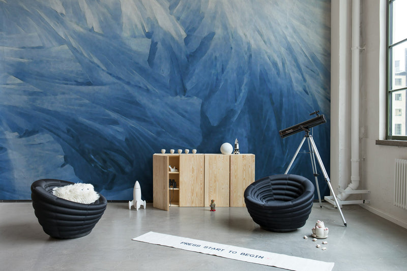 R12281 Feathers Panorama Mural by Rebel Walls