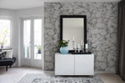R12572 Flow White Panorama Mural by Rebel Walls
