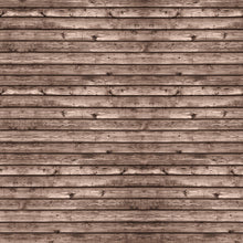 R12583 Horizontal Boards Brown Panorama Mural by Rebel Walls