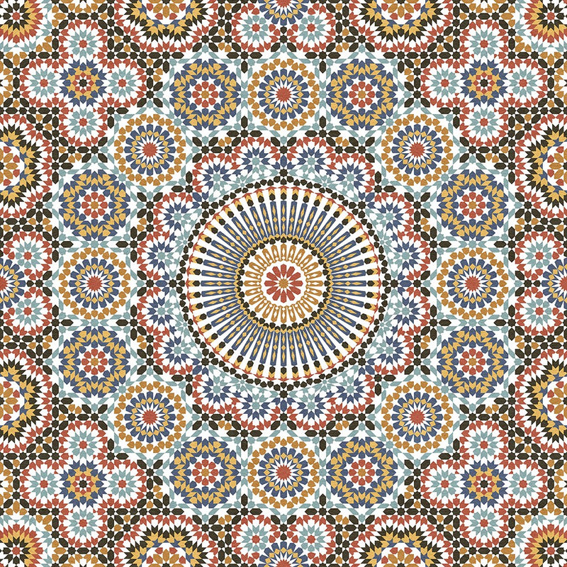 R12591 Geometric Pattern Panorama Mural by Rebel Walls