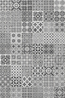 R12721 Marrakech Black Frontage Mural by Rebel Walls