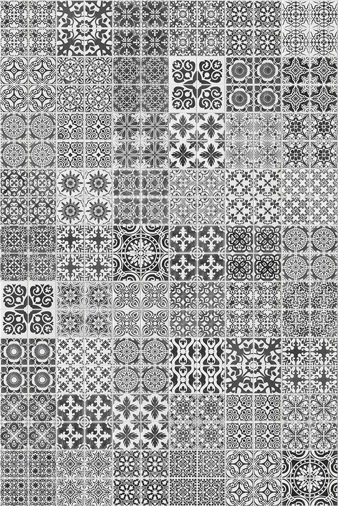 R12721 Marrakech Black Frontage Mural by Rebel Walls