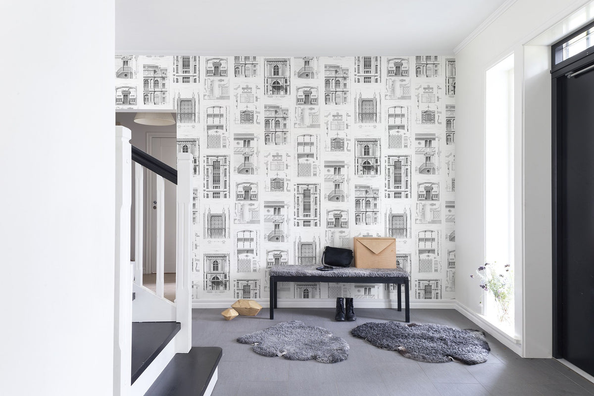 R12732 Architect Frontage Mural by Rebel Walls