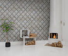 R12781 Concrete Trellis Frontage Mural by Rebel Walls