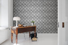 R12782 Concrete Trellis Gray Frontage Mural by Rebel Walls